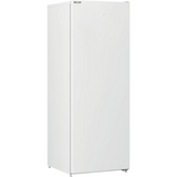 Congélateur BEKO RFNM200E40WN avec porte blanche, intérieur spacieux et compartiments de stockage pour aliments congelés.