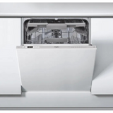 Accessoires pour lave-vaisselle Whirlpool WIC3C26F, pièce de rechange ou d'installation, montrant un composant en plastique blanc.