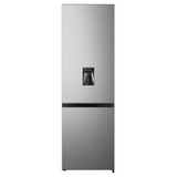 Réfrigérateur Hisense RB343D4WDE avec porte blanche et espace de stockage intérieur visible.