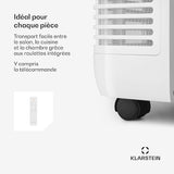 Ar Condicionado Móvel Klarstein 12000 BTU – Classe A+, R290, SEER 13, Silencioso 63 dB