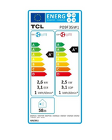 Ar Condicionado Portátil Reversível TCL P09F3SW1 – 9000 BTU, Classe A+/A++, Wi-Fi, 58 dB